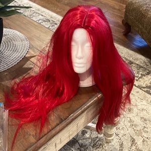 COPY - Red synthetic wig